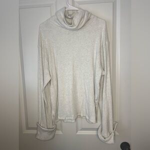 Treasure & Bond Cream Cowl Neck Sweater